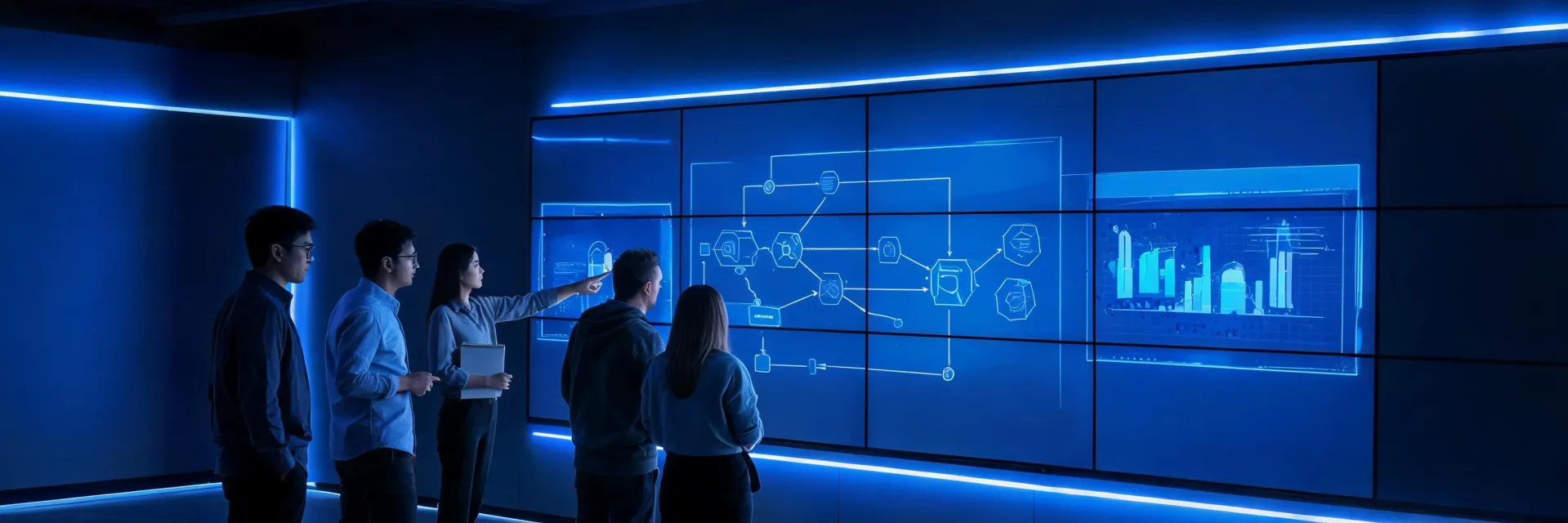 Distributed GTM engineering team reviewing an agent workflow