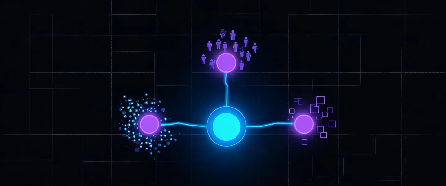 Agent-native integration graph connecting research inputs and reviewed outputs