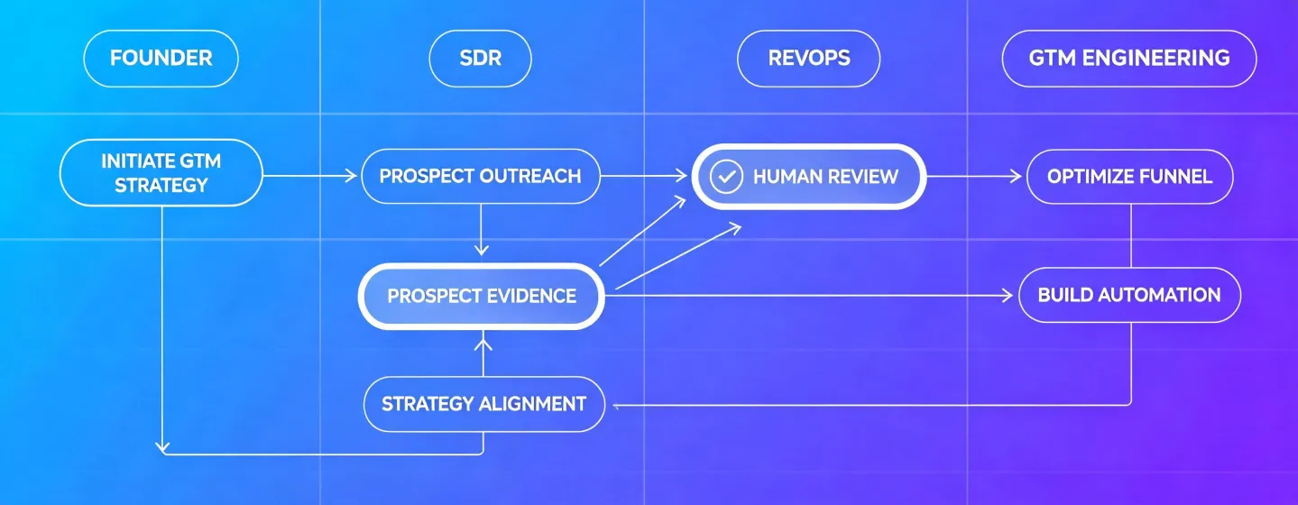 Agent workflow lanes for sales and revenue teams